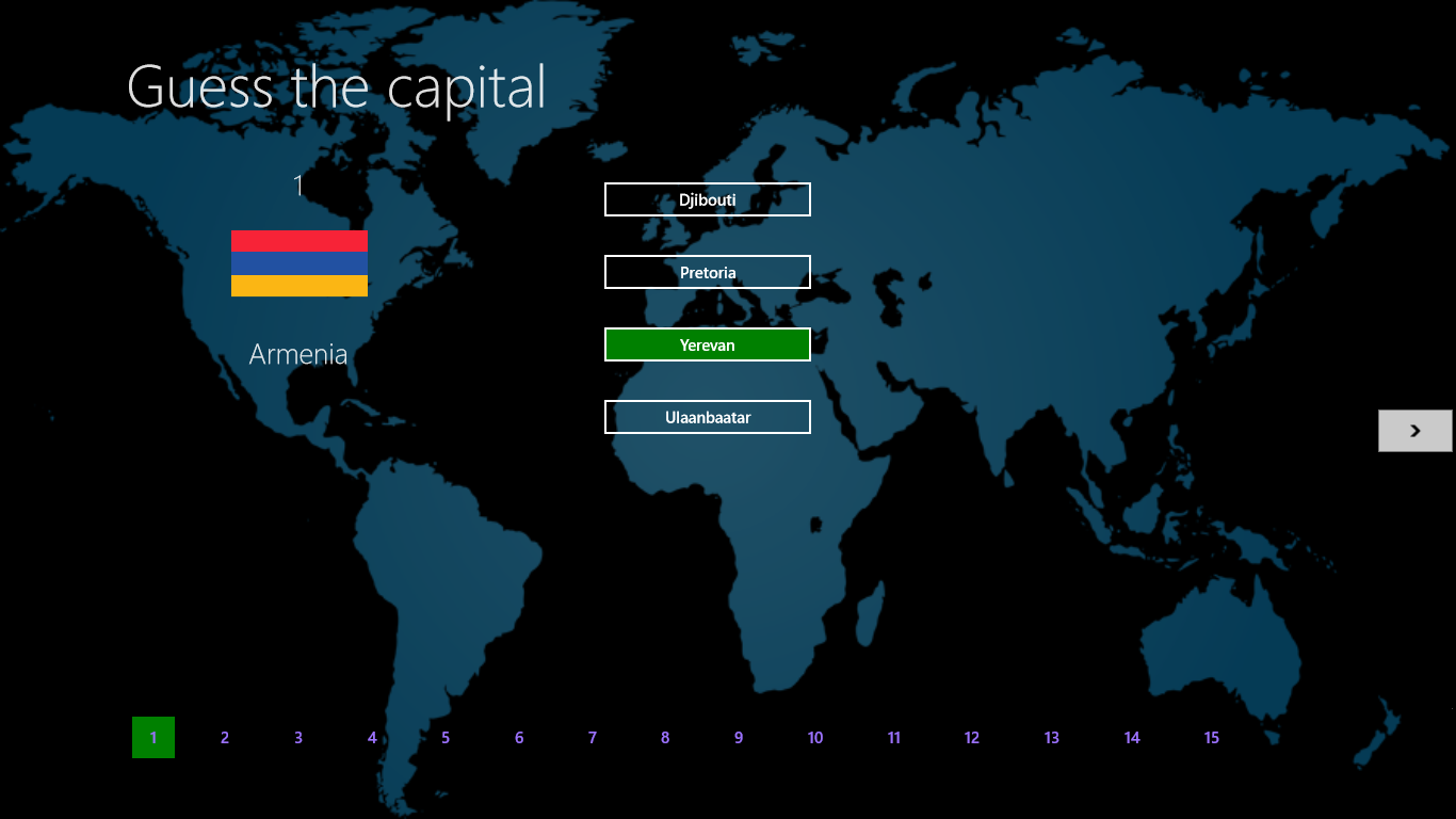 Guess the Capital screenshot